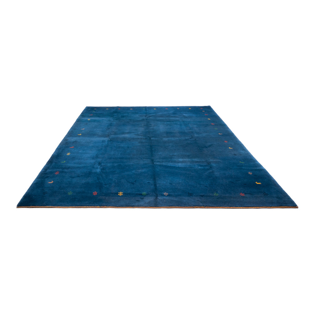 Gabbeh-tæppe - Indus - 395 x 309 cm - blå