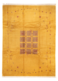 Nepal Tæppe - Royal - 355 x 256 cm - guld