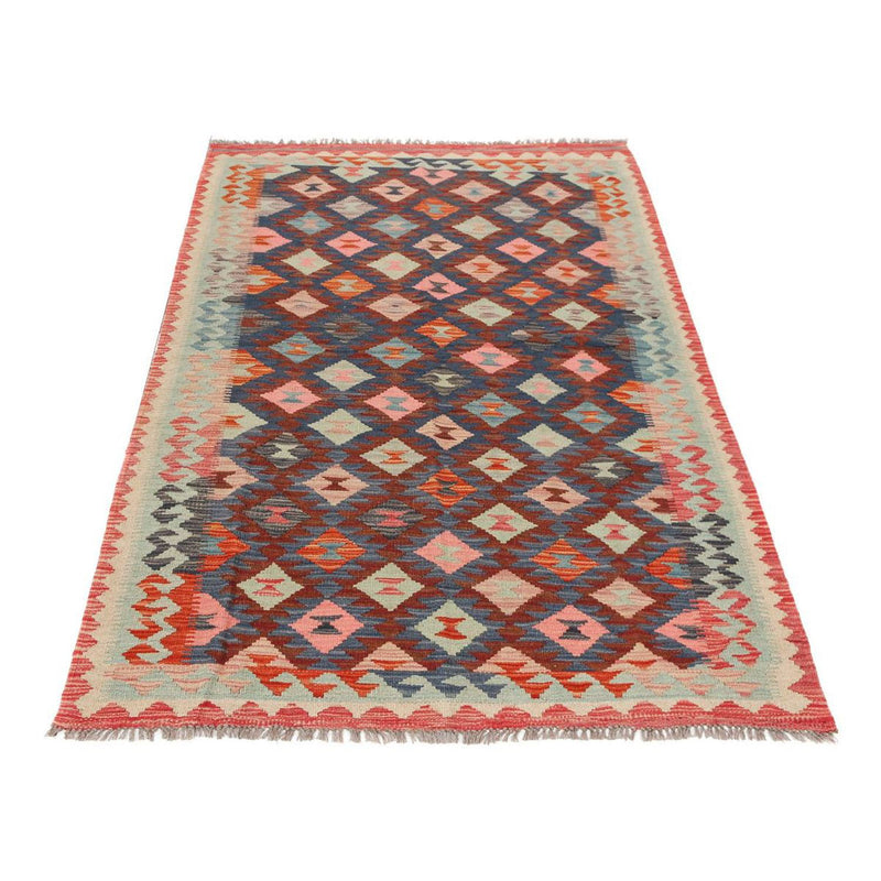 Kelim Carpet - Splash - 185 x 126 cm - flerfarvet