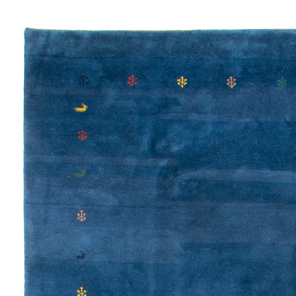 Gabbeh-tæppe - Indus - 396 x 293 cm - blå