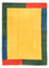 Gabbeh-tæppe - Indus - 346 x 253 cm - gul