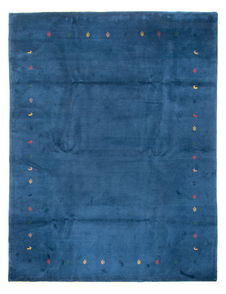 Gabbeh-tæppe - Indus - 394 x 297 cm - blå