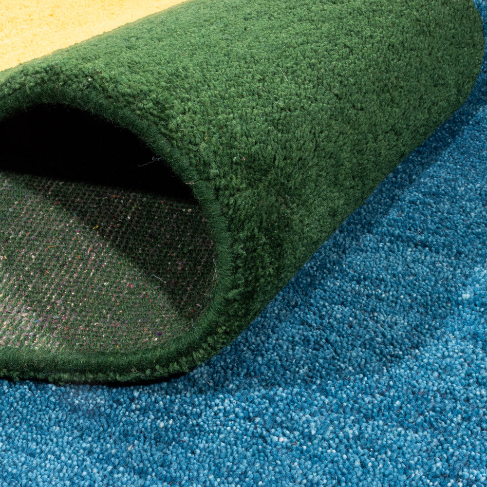 Gabbeh-tæppe - Indus - 397 x 285 cm - blå