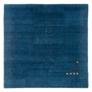 Gabbeh-tæppe - Indus firkantet  - 254 x 251 cm - blå