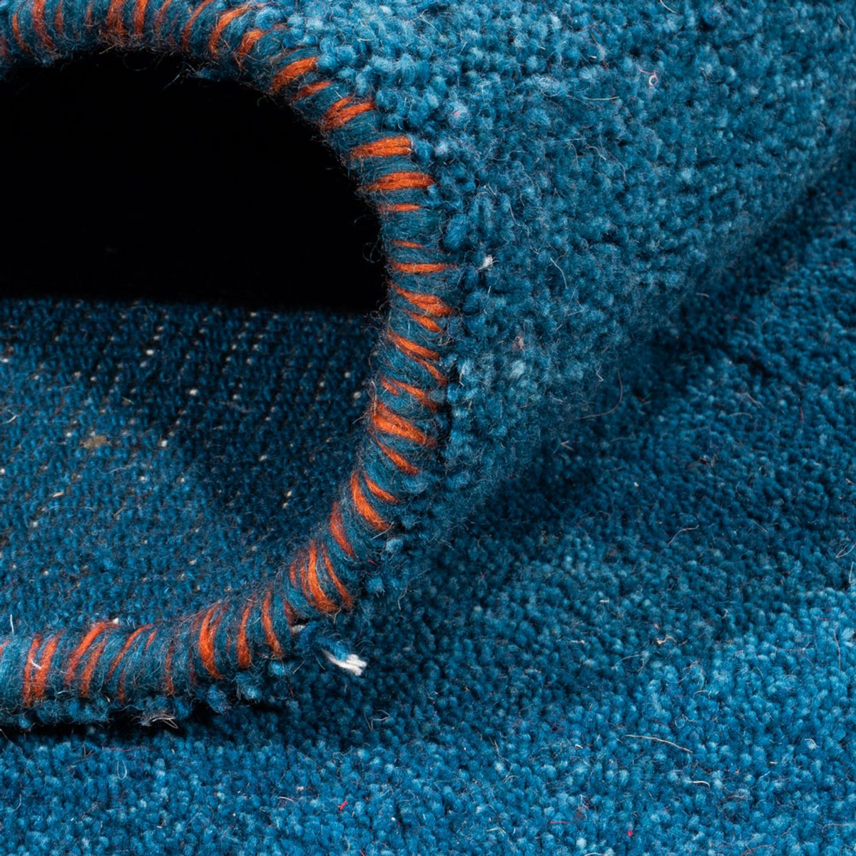 Gabbeh-tæppe - Indus firkantet  - 254 x 251 cm - blå