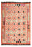 Kelim Carpet - Splash - 177 x 120 cm - lysrød