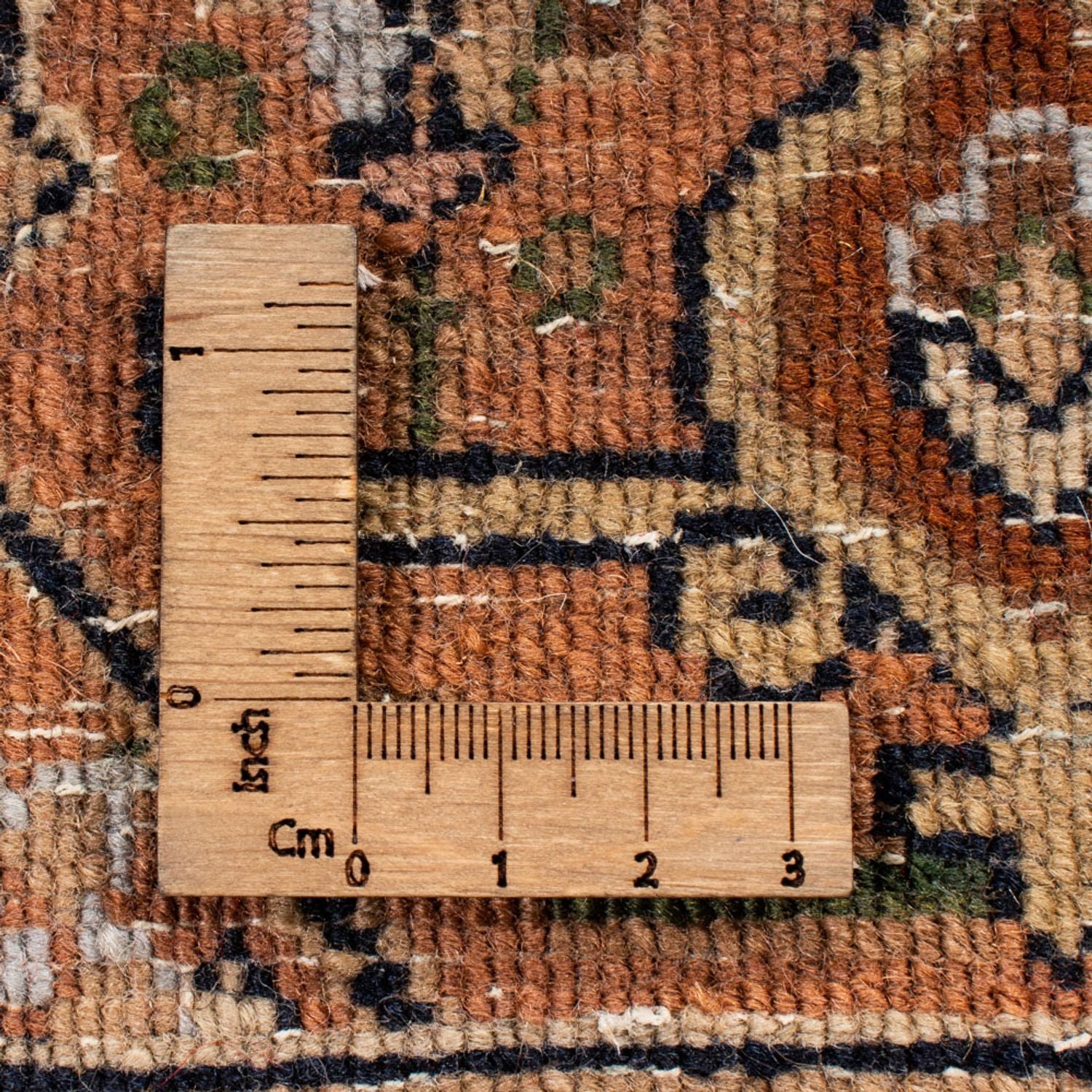 Orientalsk tæppe - Bijar - Indus - Royal - 309 x 203 cm - mørkeblå