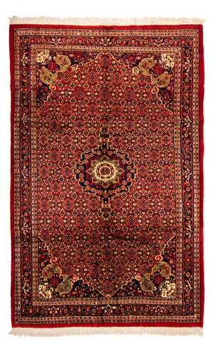 Orientalsk tæppe - Bijar - Indus - Royal - 308 x 198 cm - rød