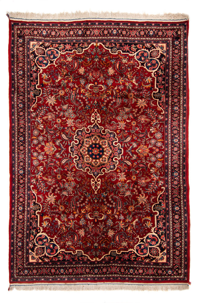 Persisk tæppe - Bijar - Royal - 315 x 212 cm - rød
