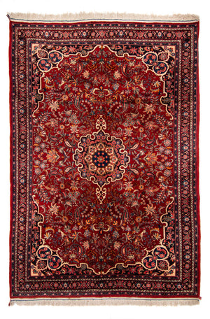 Persisk tæppe - Bijar - Royal - 315 x 212 cm - rød