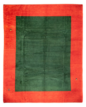 Gabbeh-tæppe - Indus - Royal - 402 x 316 cm - grøn