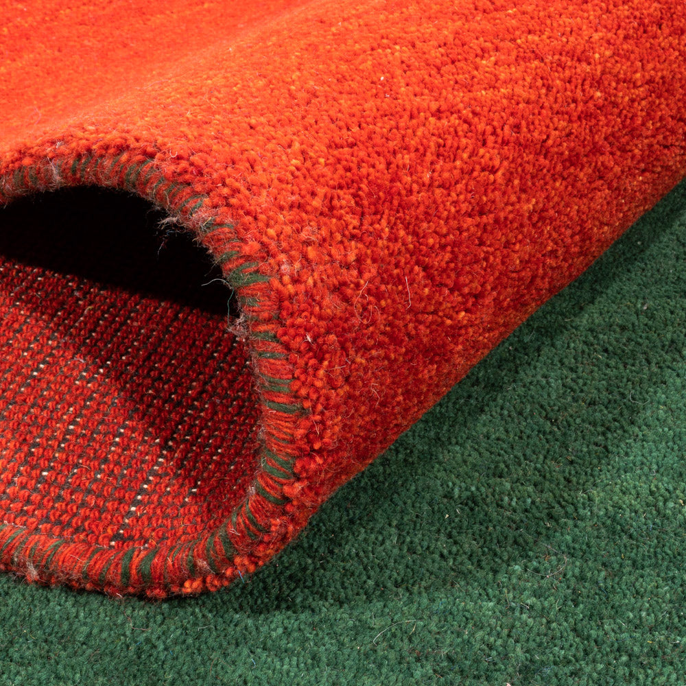 Gabbeh-tæppe - Indus - Royal - 402 x 316 cm - grøn