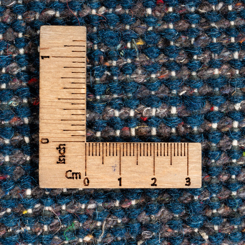 Gabbeh-tæppe - Indus rundt  - 190 x 190 cm - blå