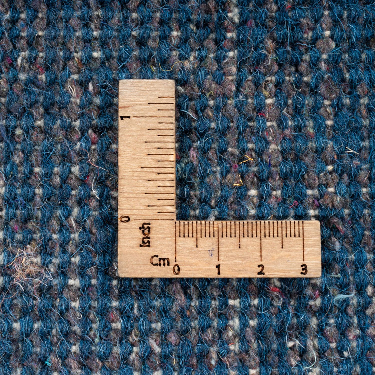 Gabbeh-tæppe - Indus rundt  - 196 x 196 cm - blå