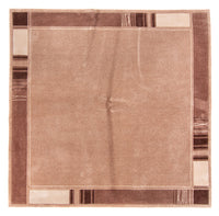 Tæppe rundt  - 200 x 200 cm - brun