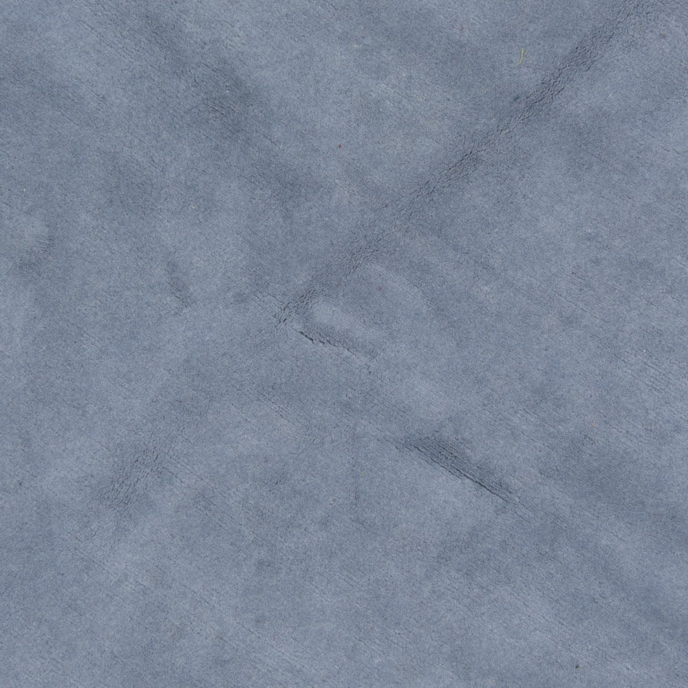 Nepal Tæppe rundt  - 197 x 197 cm - blå