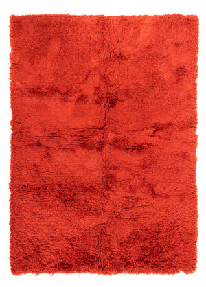 Tæppe med høj pæl - 230 x 160 cm - rød