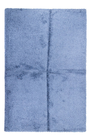 Tæppe med høj pæl - 230 x 160 cm - blå