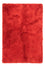 Tæppe med høj pæl - 200 x 140 cm - rød