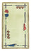 Moderne tæppe - 140 x 70 cm - beige