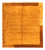 Nepal Tæppe firkantet  - 207 x 199 cm - rust