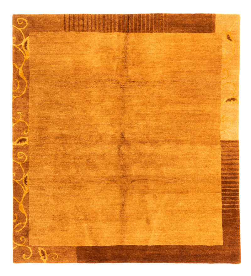 Nepal Tæppe firkantet  - 207 x 199 cm - rust