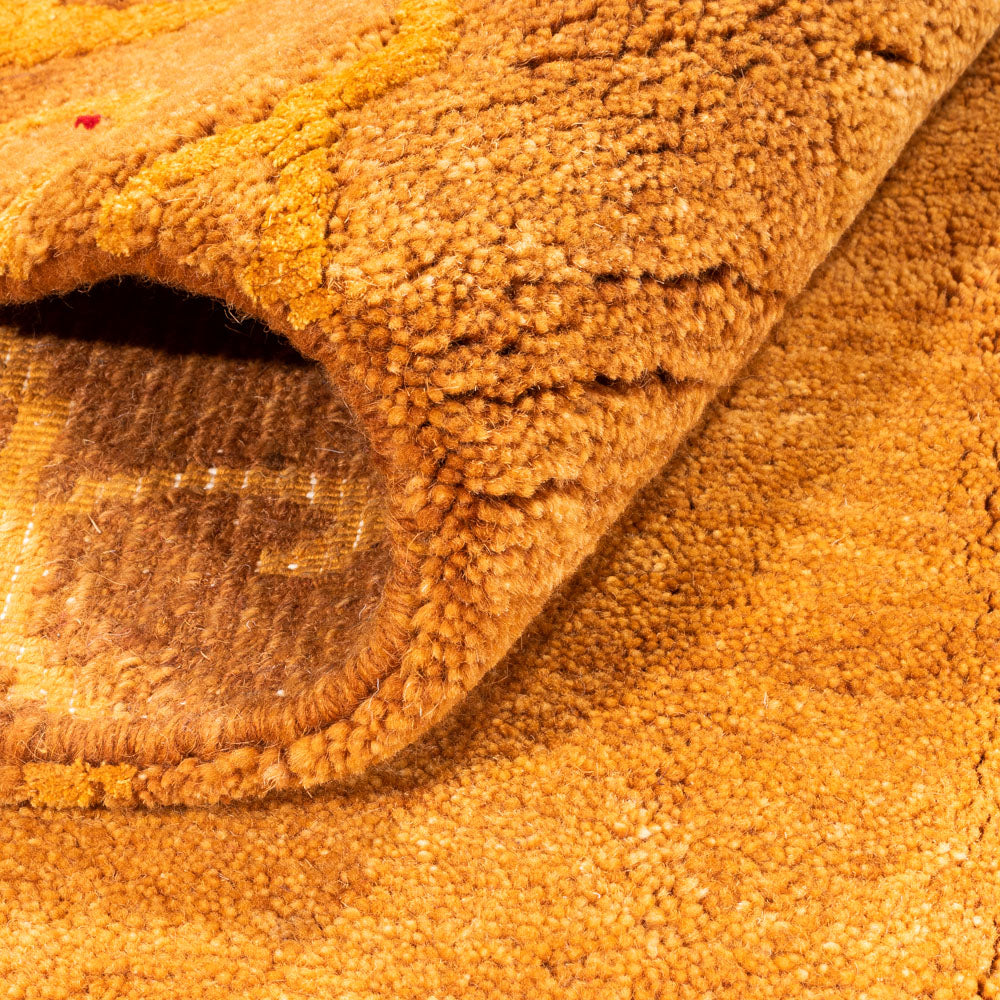 Nepal Tæppe firkantet  - 207 x 199 cm - rust