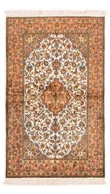 Silketæppe - Kashmir Silk - 149 x 95 cm - beige