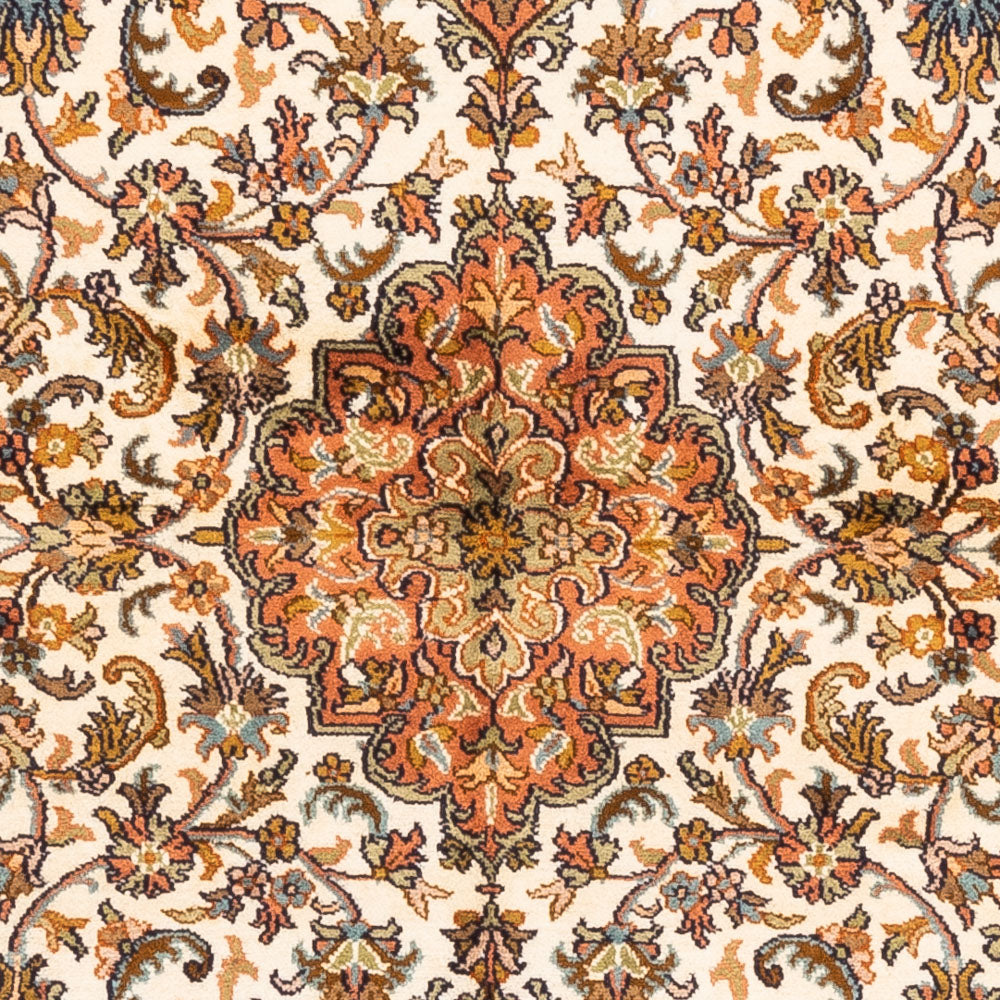 Silketæppe - Kashmir Silk - 149 x 95 cm - beige