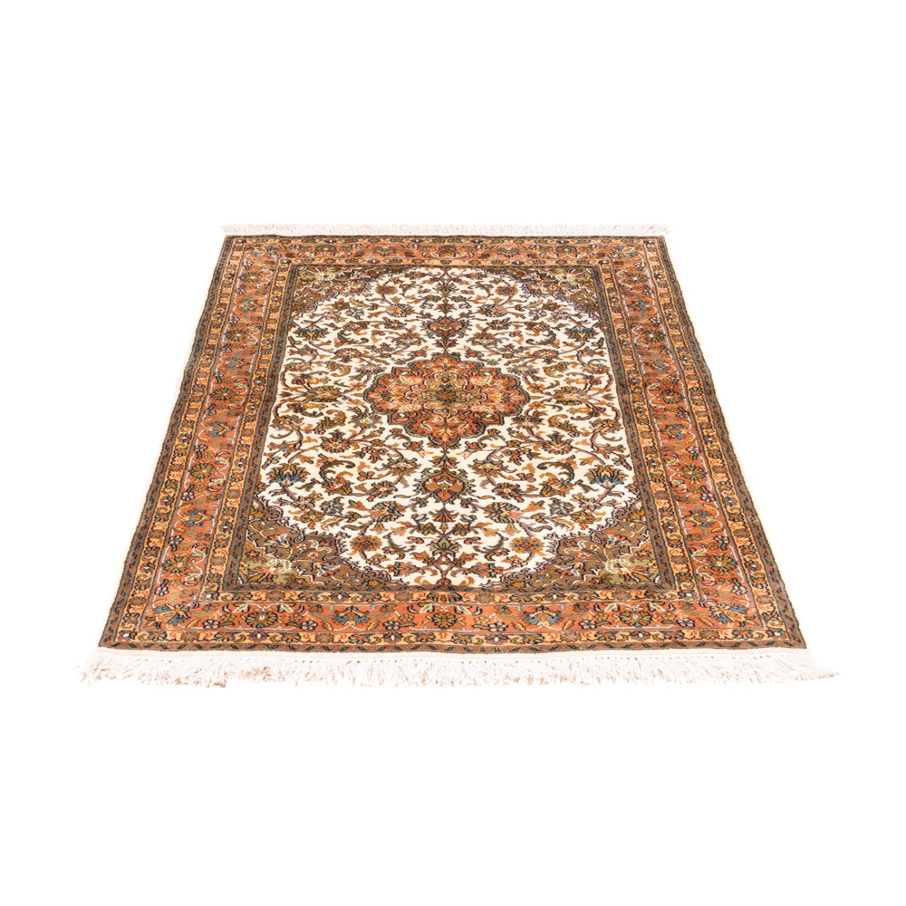 Silketæppe - Kashmir Silk - 149 x 95 cm - beige