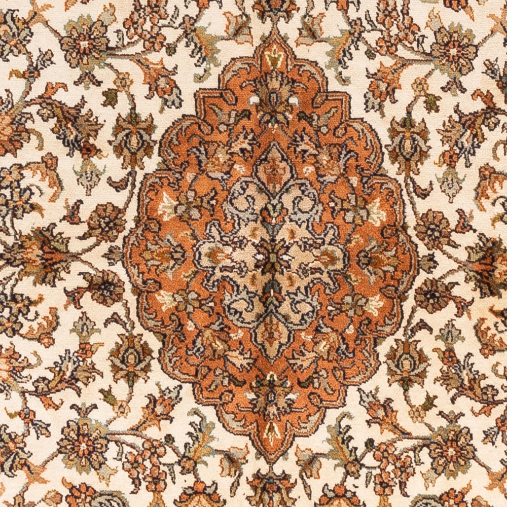 Silketæppe - Kashmir Silk - 168 x 95 cm - beige