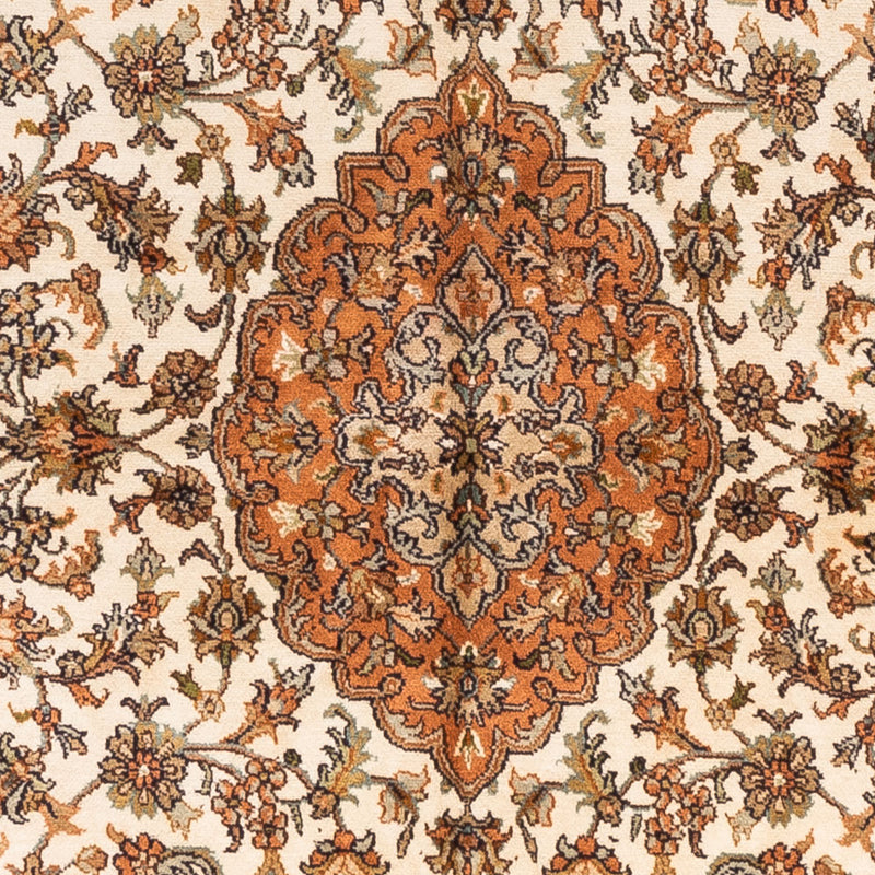 Silketæppe - Kashmir Silk - 168 x 95 cm - beige