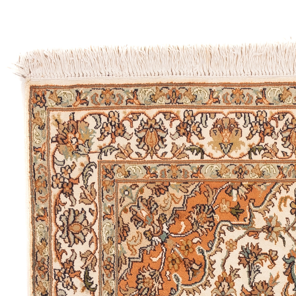 Silketæppe - Kashmir Silk - 168 x 95 cm - beige