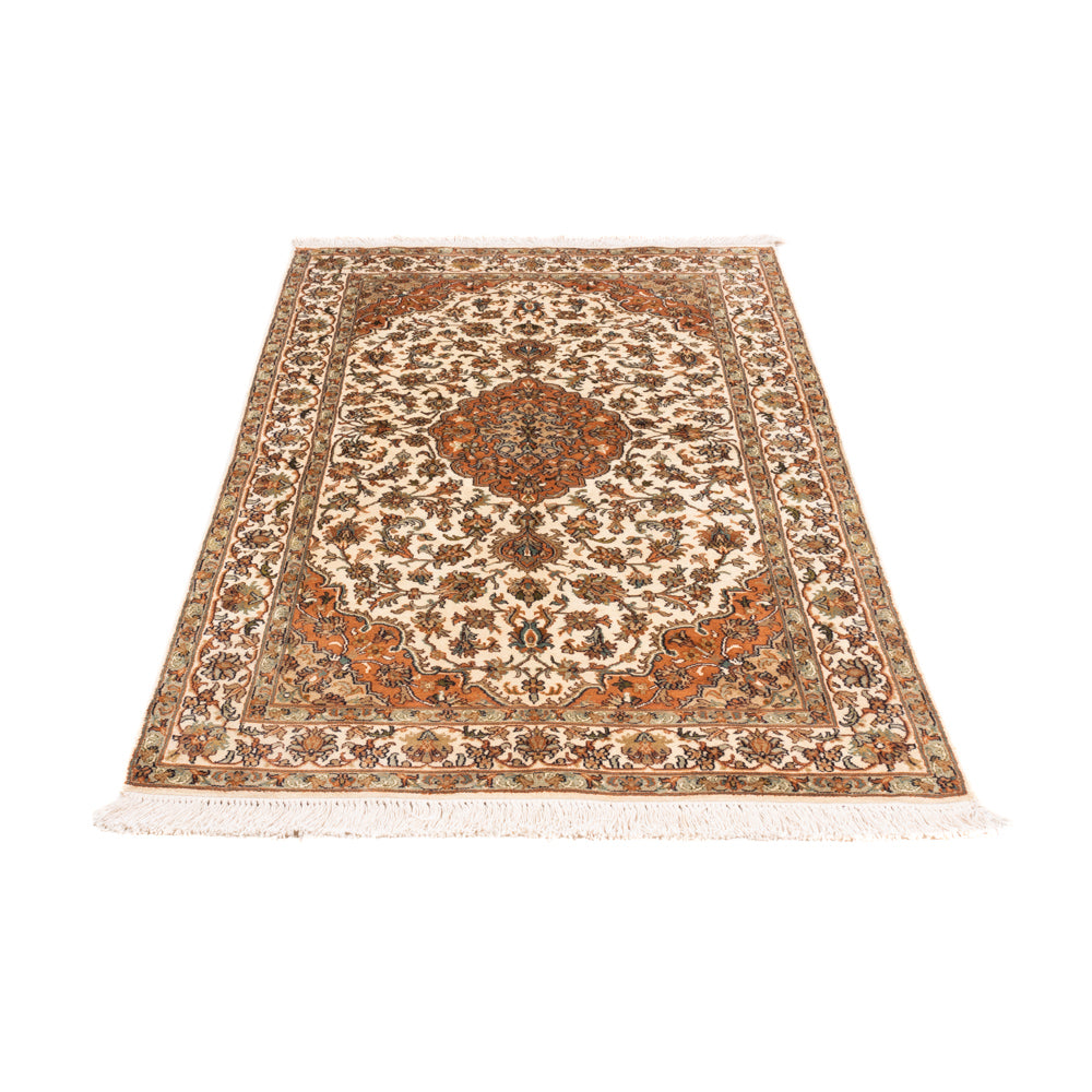 Silketæppe - Kashmir Silk - 168 x 95 cm - beige