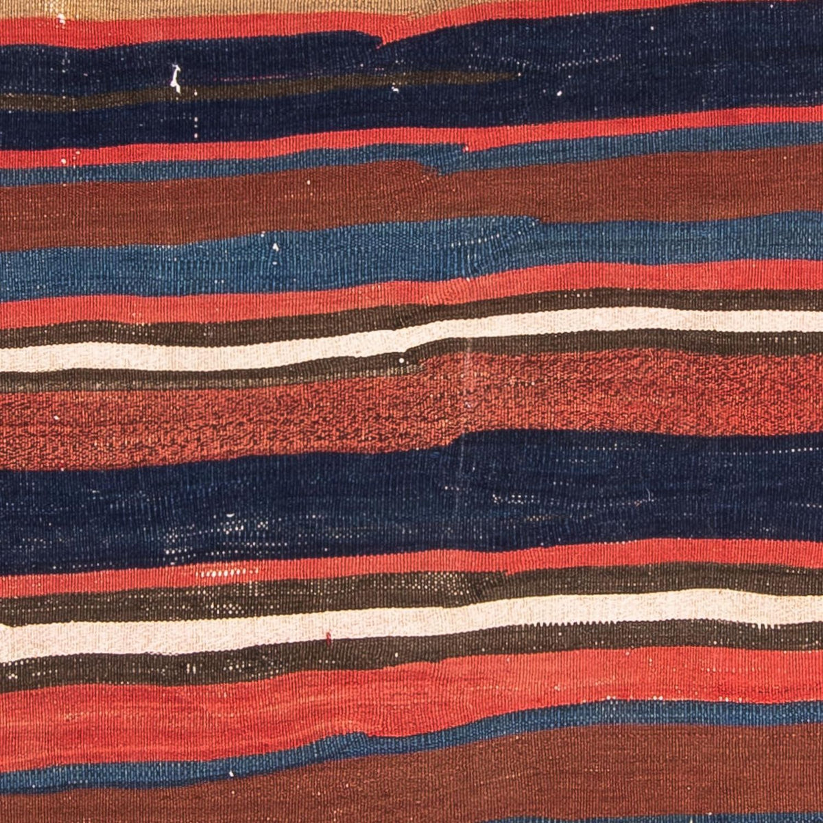 Kelim-tæppe - gammelt - 200 x 140 cm - flerfarvet