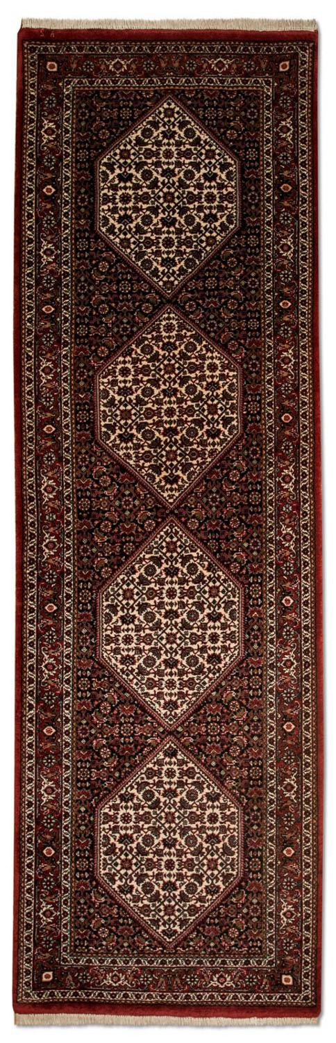 Løber Persisk tæppe - Bijar - Royal - 246 x 77 cm - blå