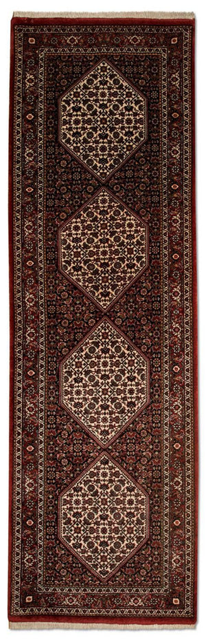 Løber Persisk tæppe - Bijar - Royal - 246 x 77 cm - blå