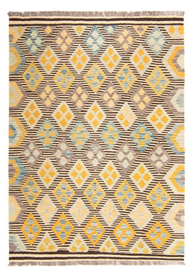Kelim Carpet - Splash - 175 x 125 cm - flerfarvet