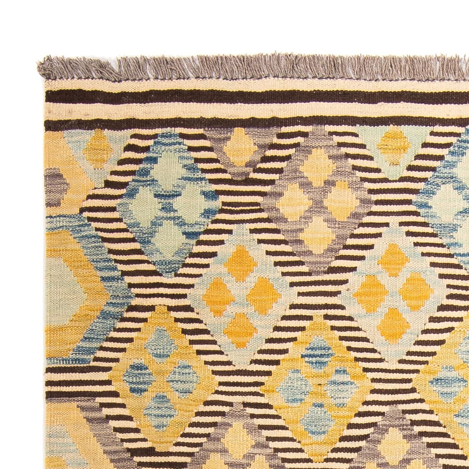Kelim Carpet - Splash - 175 x 125 cm - flerfarvet