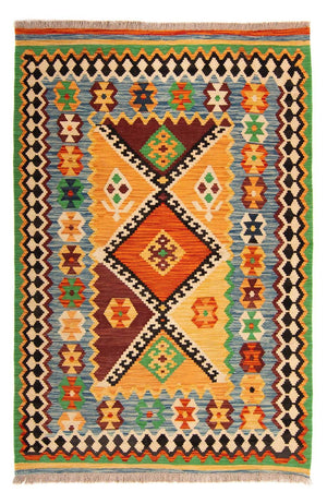 Kelim Carpet - Splash - 178 x 127 cm - flerfarvet
