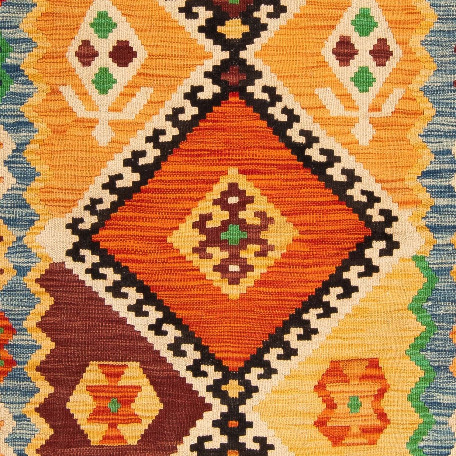 Kelim Carpet - Splash - 178 x 127 cm - flerfarvet