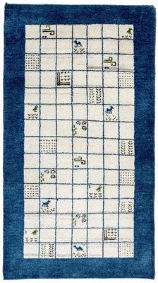 Gabbeh-tæppe - Indus - 162 x 92 cm - beige