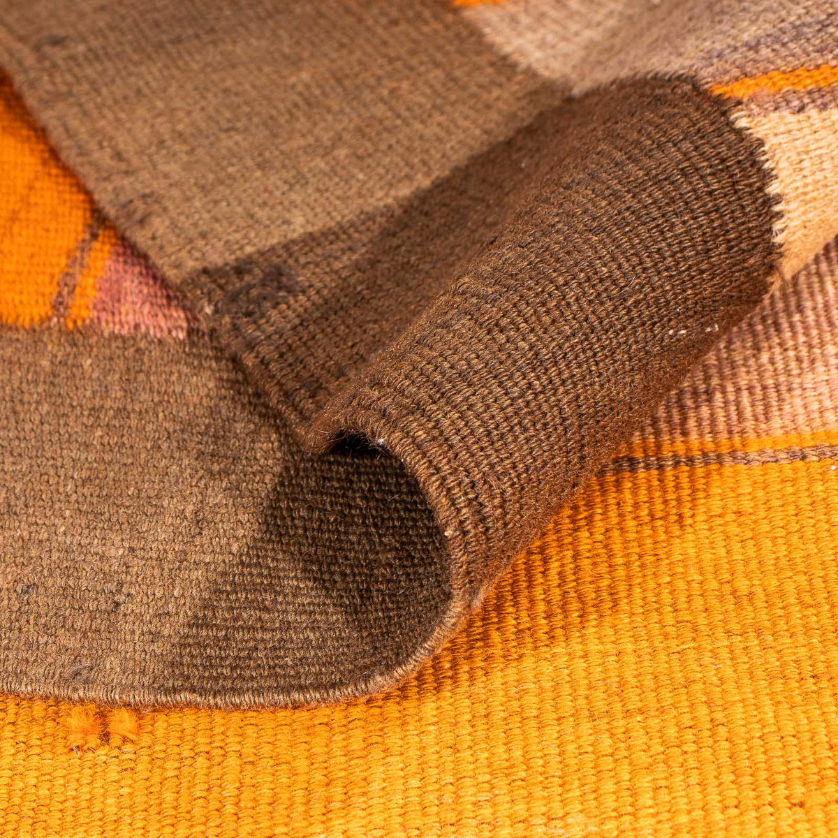 Kelim-tæppe - gammelt - 275 x 160 cm - flerfarvet