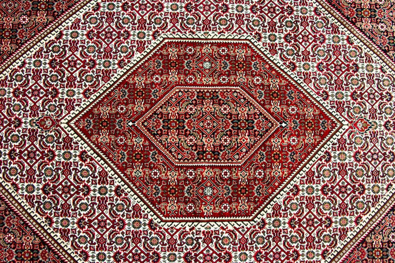 Persisk tæppe - Bijar - 246 x 170 cm - rød