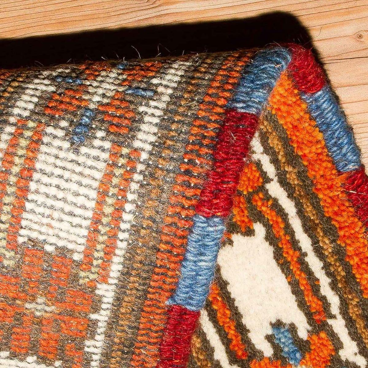 Orientalsk tæppe - 93 x 64 cm - orange