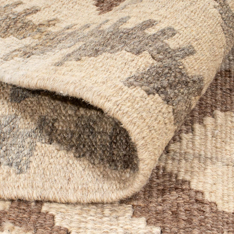 Kelim Carpet - Splash - 193 x 157 cm - natur