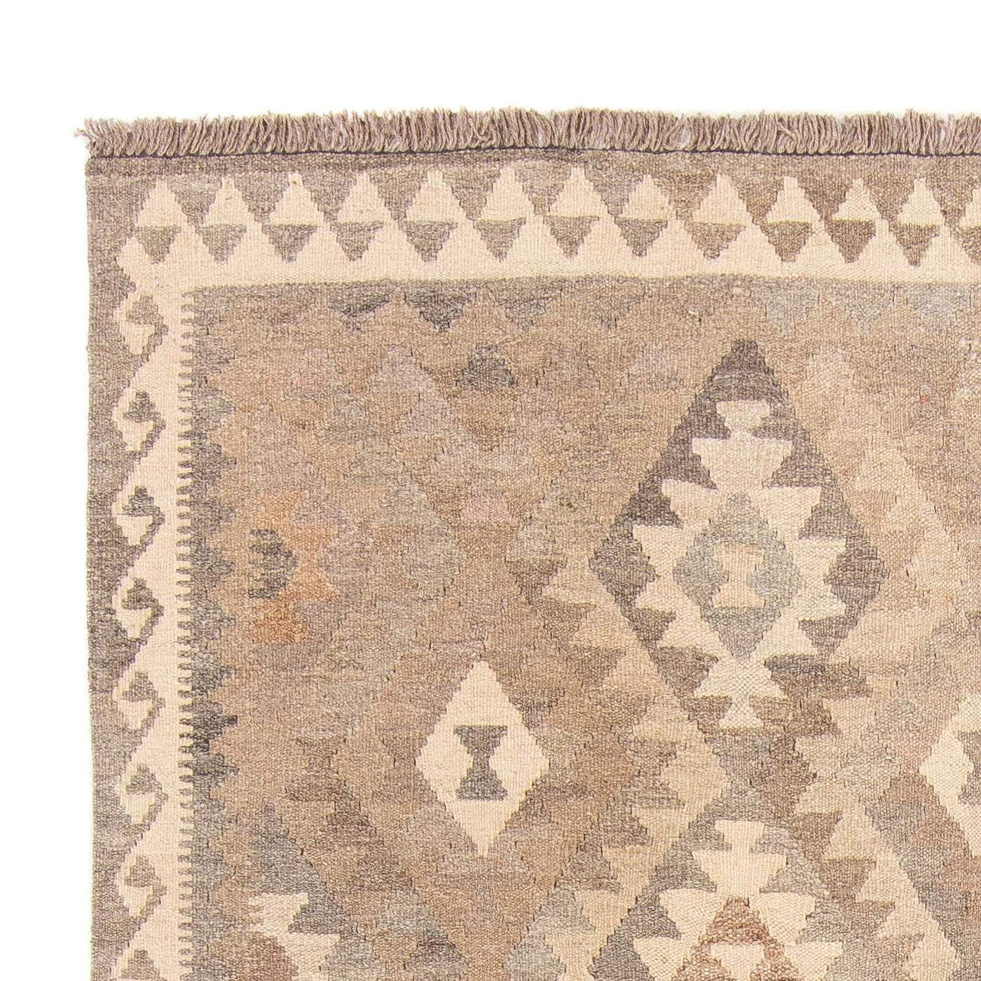 Moderne kilim Tæppe 205x151cm - Uldtæppe