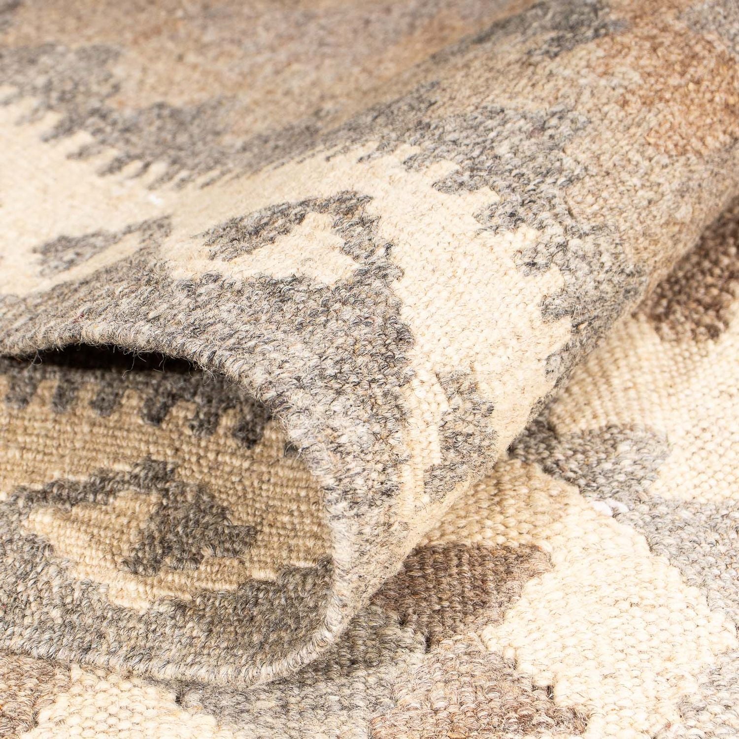 Kelim-tæppe - Trendy - 205 x 151 cm - beige
