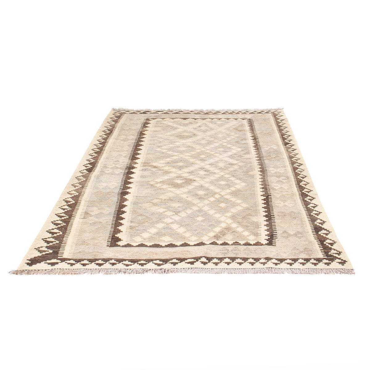 Kelim Carpet - Splash - 196 x 134 cm - natur