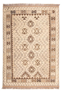 Kelim Carpet - Splash - 175 x 127 cm - beige